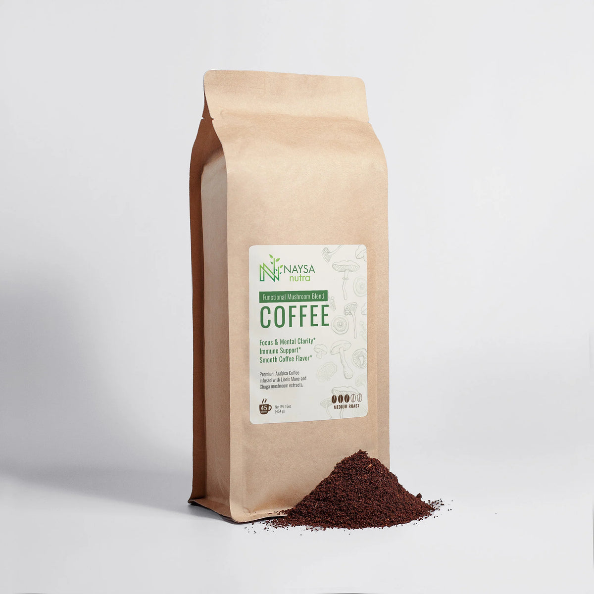 MirthPlus Mushroom Coffee Fusion Lion's Mane Chaga
