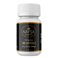 Load image into Gallery viewer, CBD Full Spectrum Softgels 25mg

