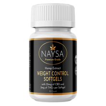 Load image into Gallery viewer, Weight Control Softgels with 25mg CBD &amp; 3mg THCv
