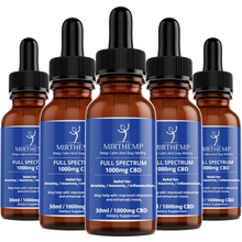 Load image into Gallery viewer, CBD Tincture 1000mg Full Spec - Natural
