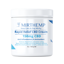 Load image into Gallery viewer, < .1% THC CBD Active Relief Cream 150mg
